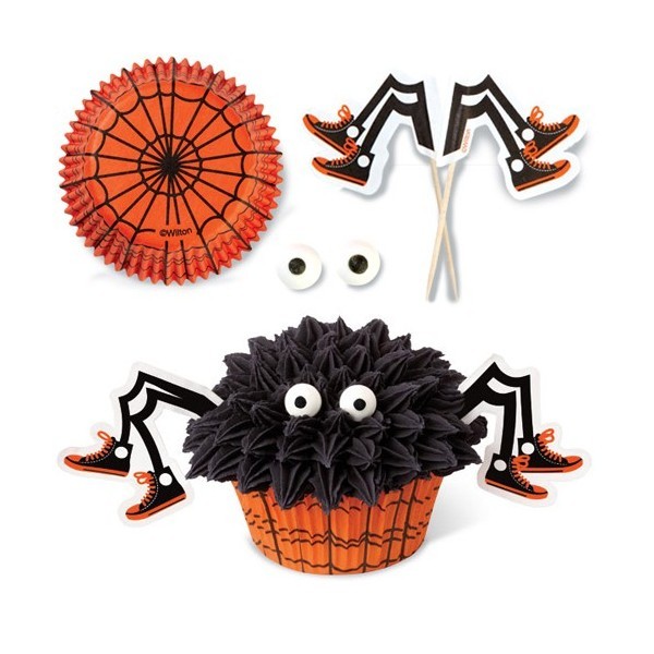 halloween cupcake decorations ideas eyes legs sticks
