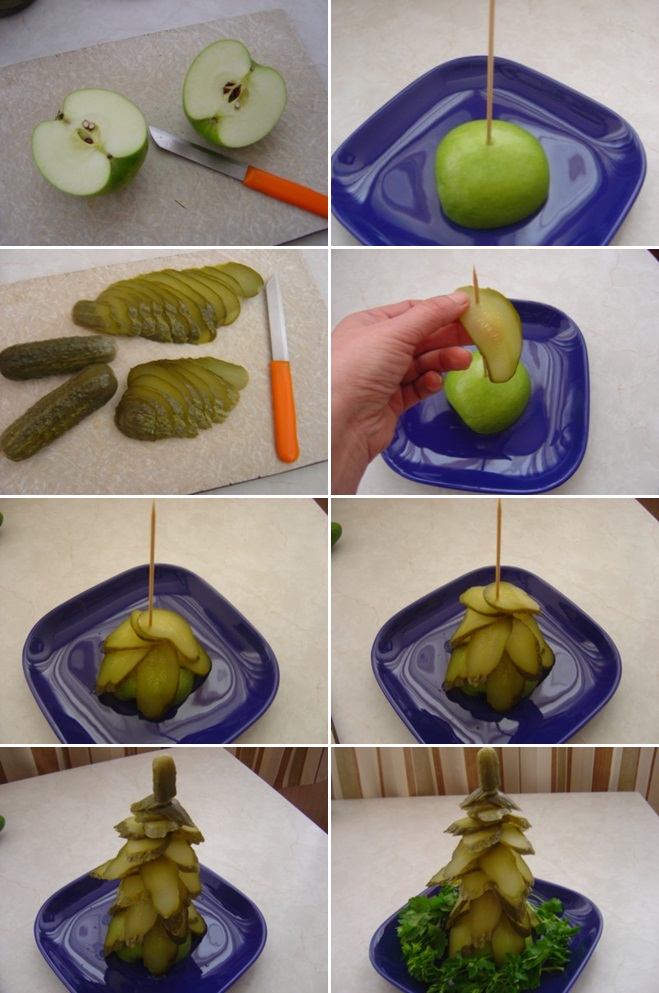 Homemade edible Christmas trees - Eye-catching and Homemade edible Christmas trees - Eye-catching and