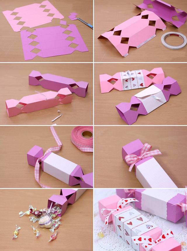 Homemade Valentine Gifts Cute Wrapping Ideas And Small Candy Boxes